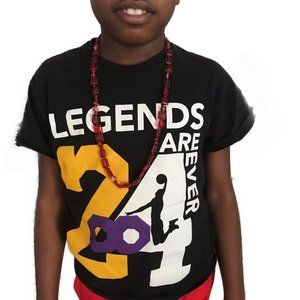 Ruby Checkers Necklace